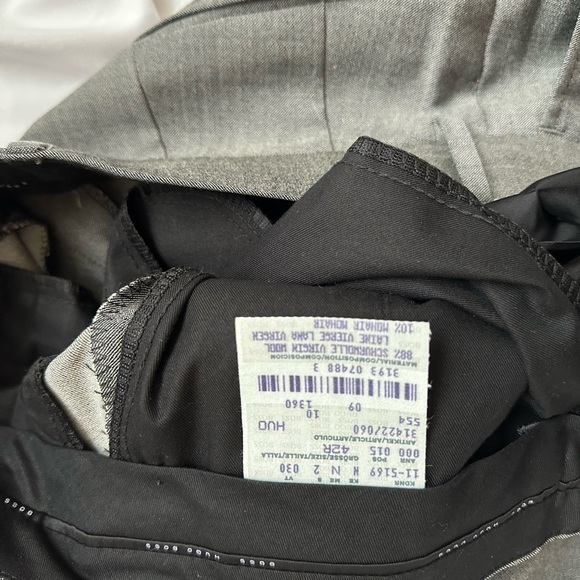 BOSS Hugo Boss Rossellini Movie 42R Mens Sportcoat Virgin Wool Super 100 USA - Picture 6 of 12